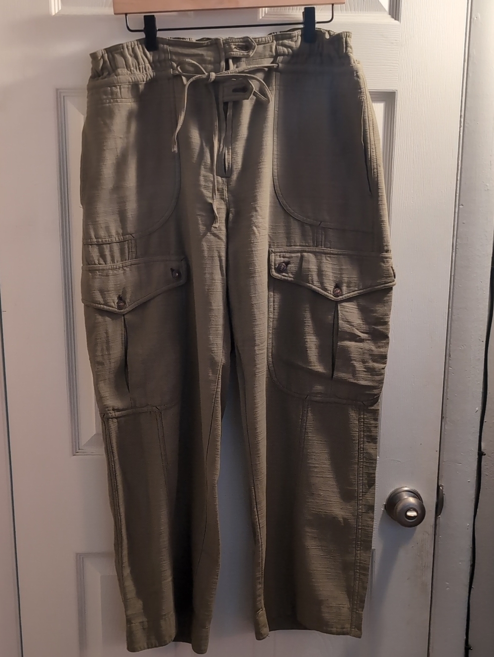 We The Free Park Ave Pull-On Cargo Pants-Green